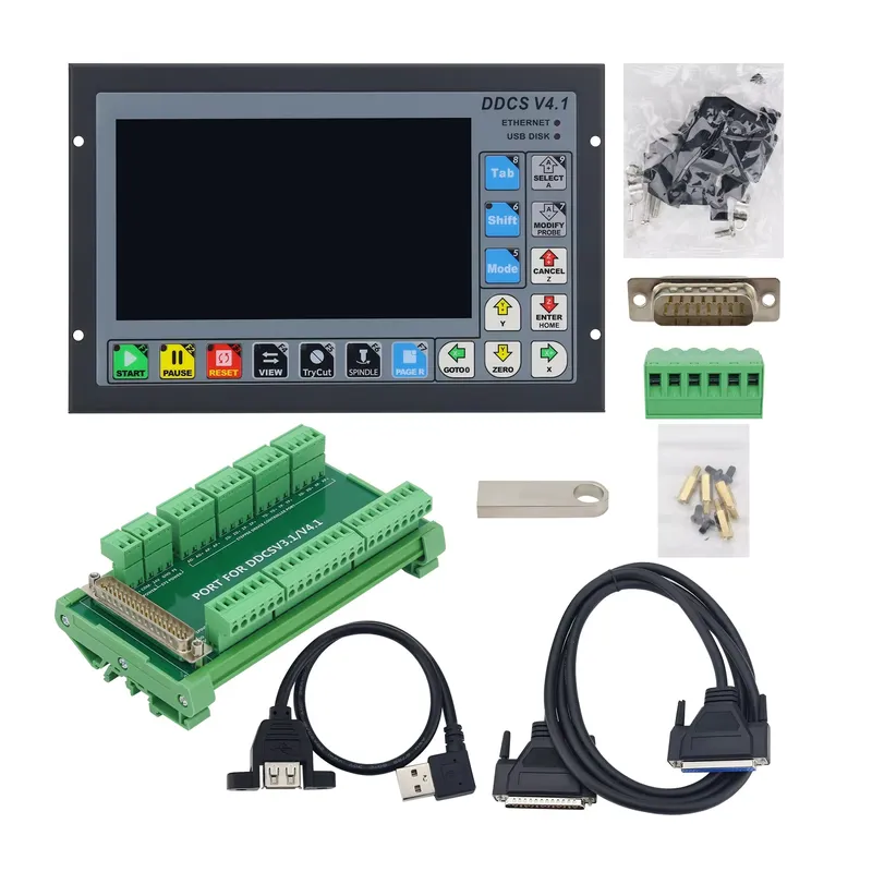 Controlador de Movimiento Autó - Ddcs V4.1 4 Axis Cnc Offline Controller reseña y precio