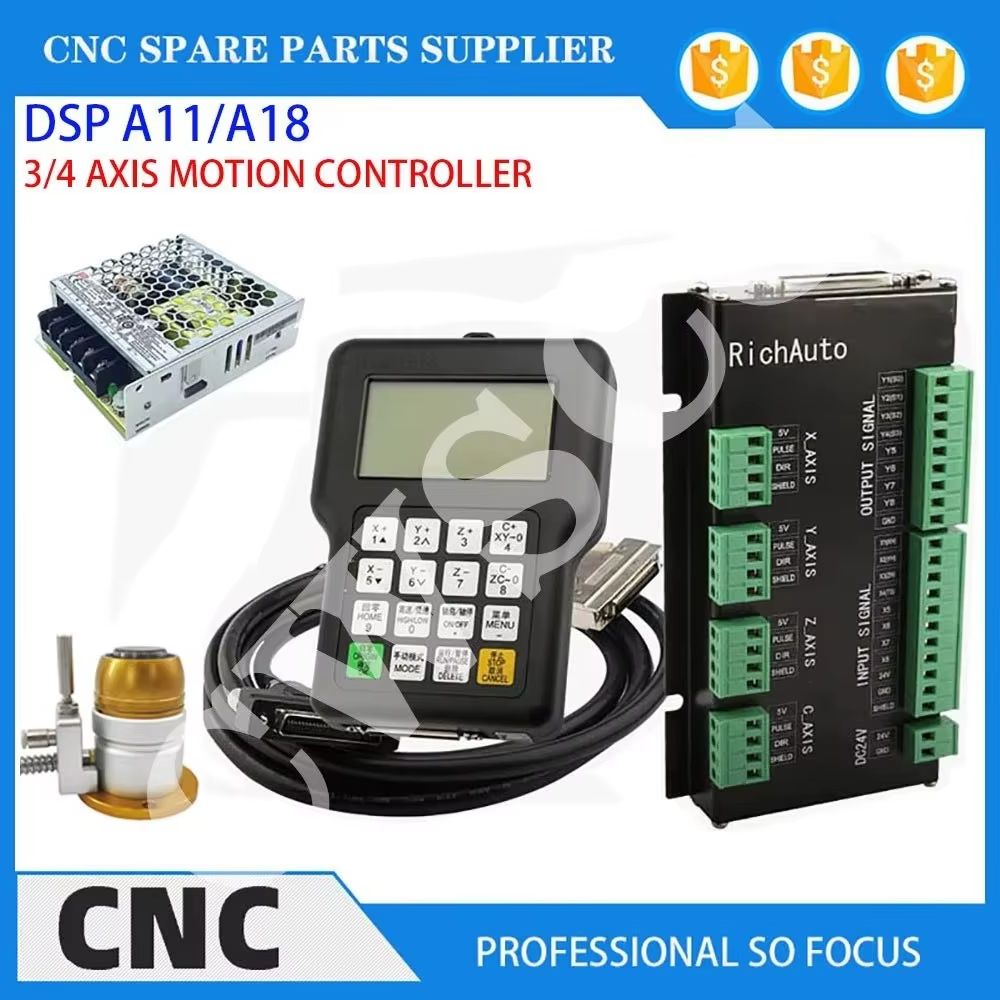 Máquina herramienta CNC de 3 e - Richauto A11 Dsp Controller 3 Axis reseña y precio