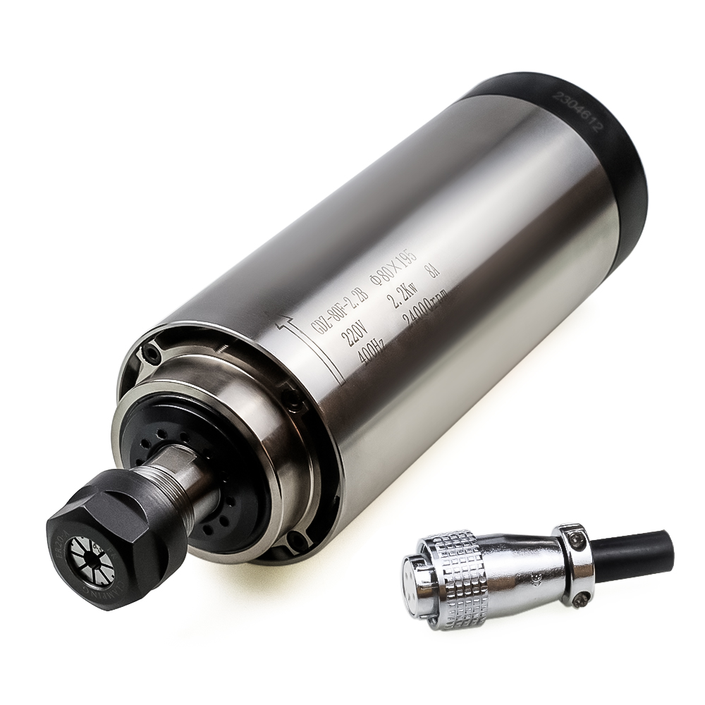 Kit de motor de husillo CNC re - Air Cooled 1.5Kw Spindle Motor Inverter 110V reseña y precio