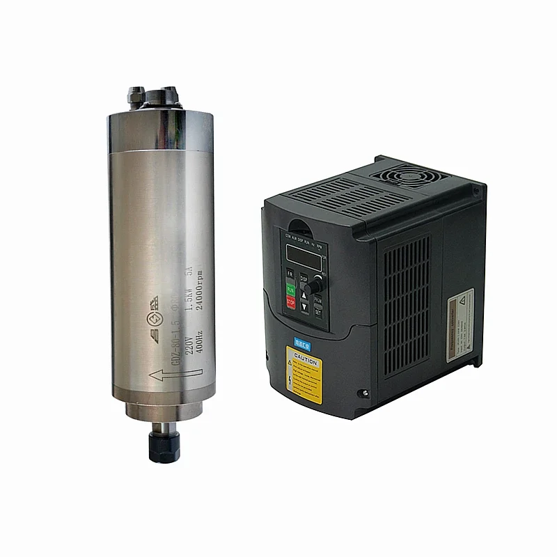 LY 220V 1.5KW 2.2KW VFD máquin - 2.2Kw Water Cooled Spindle Kit Vfd reseña y precio