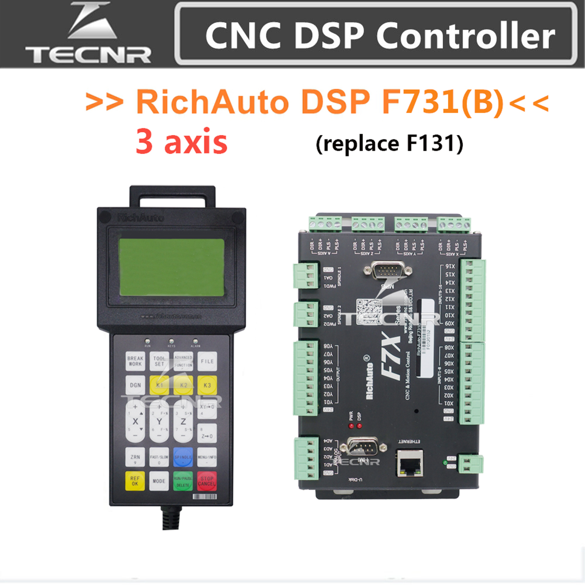 RichAuto DSP F731 sistema de C - Richauto A11 Dsp Controller 3 Axis reseña y precio